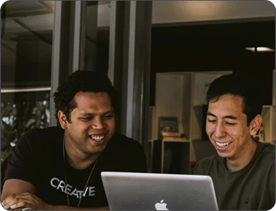 Creative team collaborating