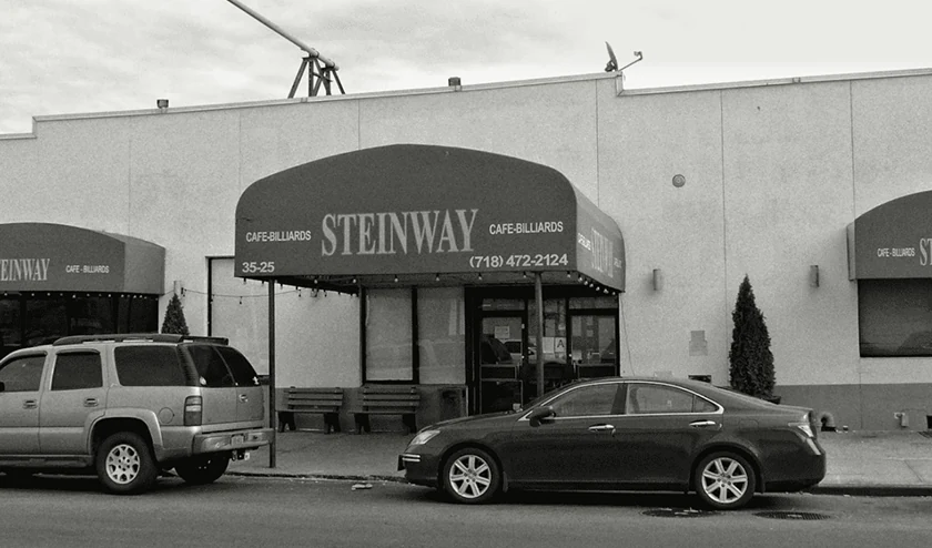 Steinway café storefront project